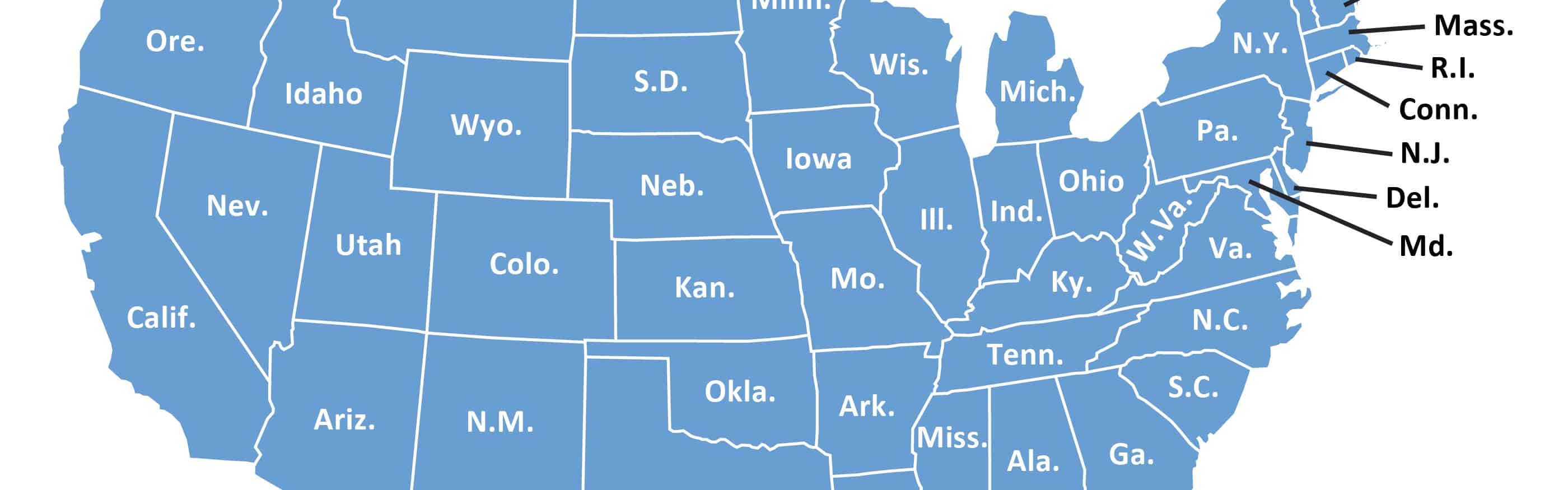 AP Style: State Name Abbreviations | BKA Content
