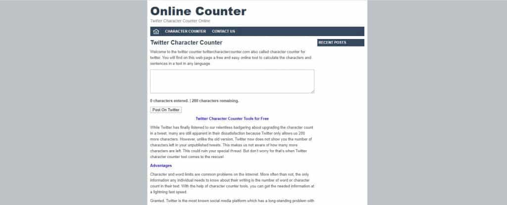 Character Counter 