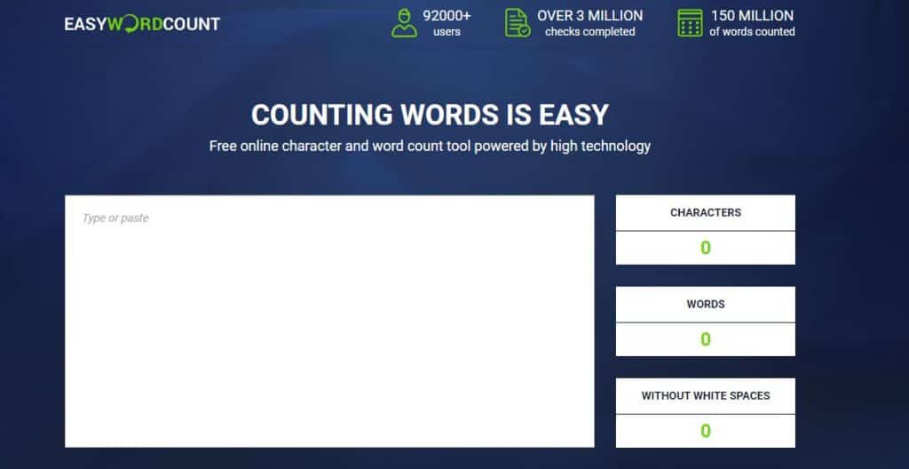 word count tool by word