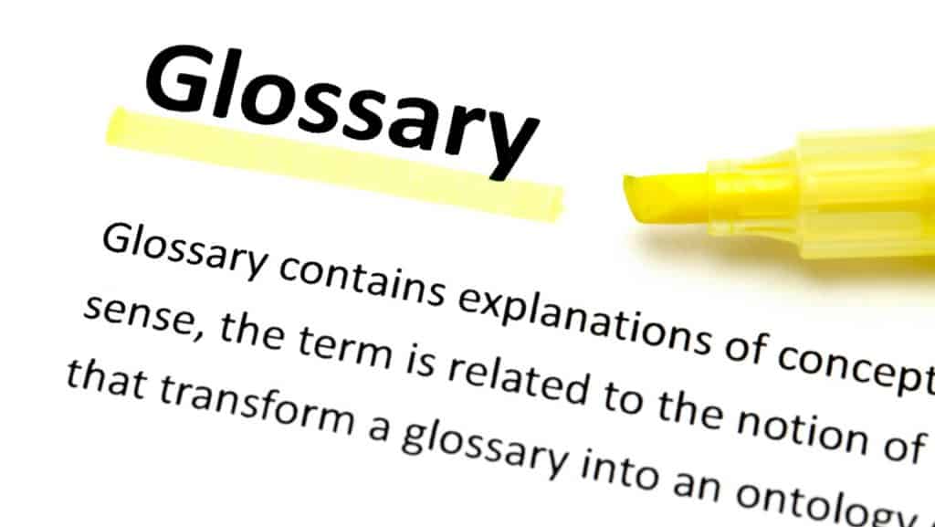 glossary example