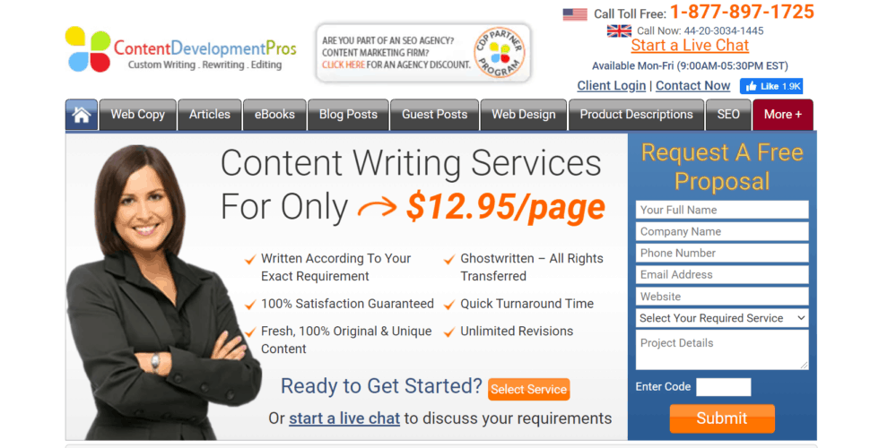 best content writing services websites