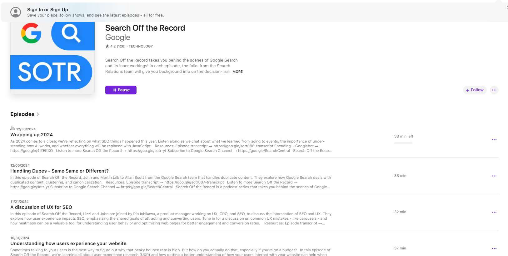 search engine optimization podcast