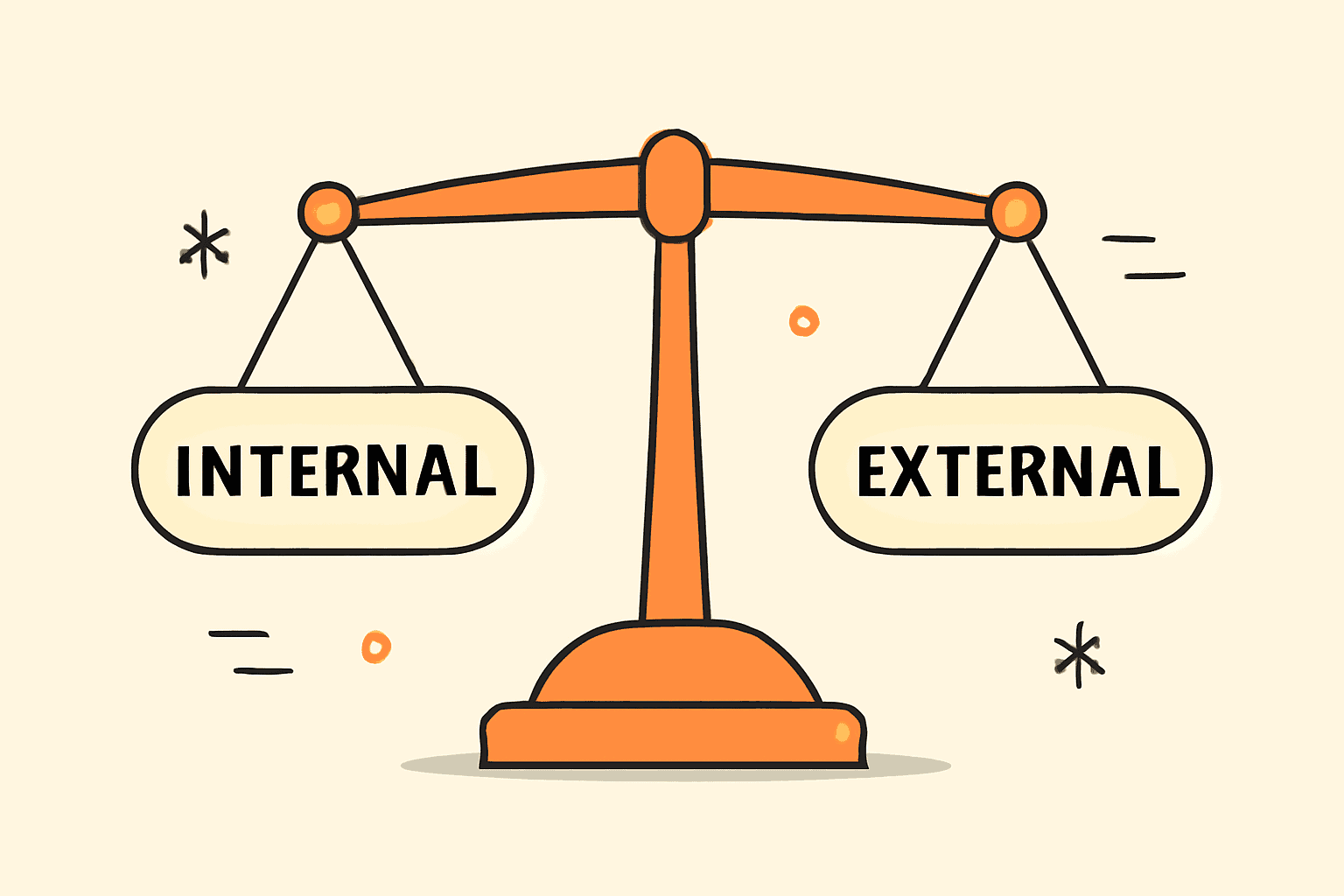 what's the difference between internal and external linking?
