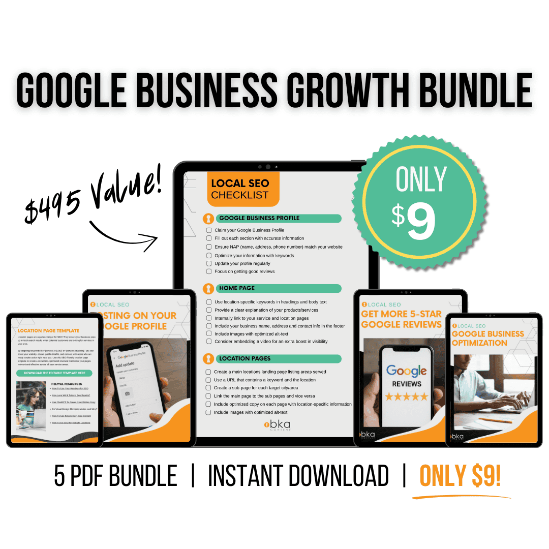 Google Business Growth Bundle – 5 PDF Guides (Digital Download)