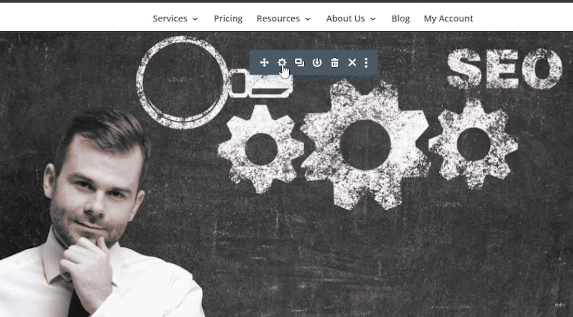 screenshot of how to add alt text to an image for SEO on a WordPress site