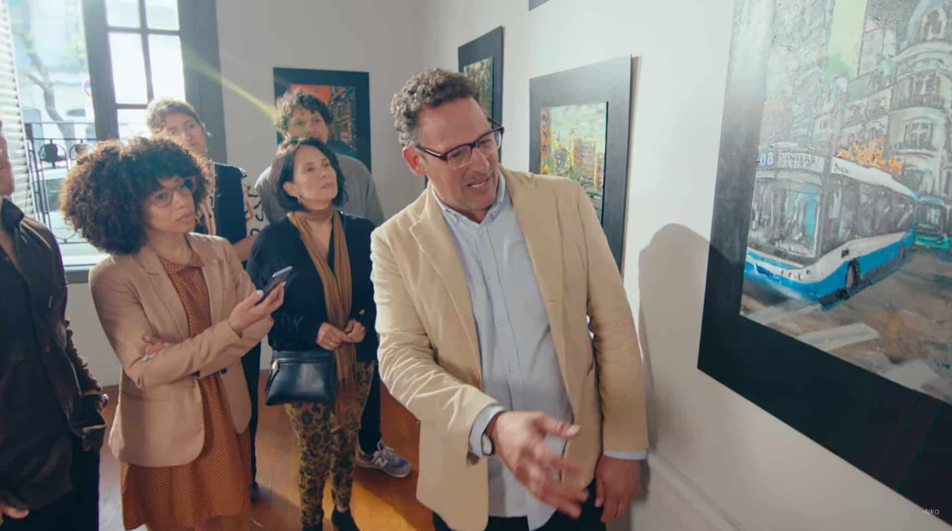 Man describing an image to illustrate how alt text describes images on a website
