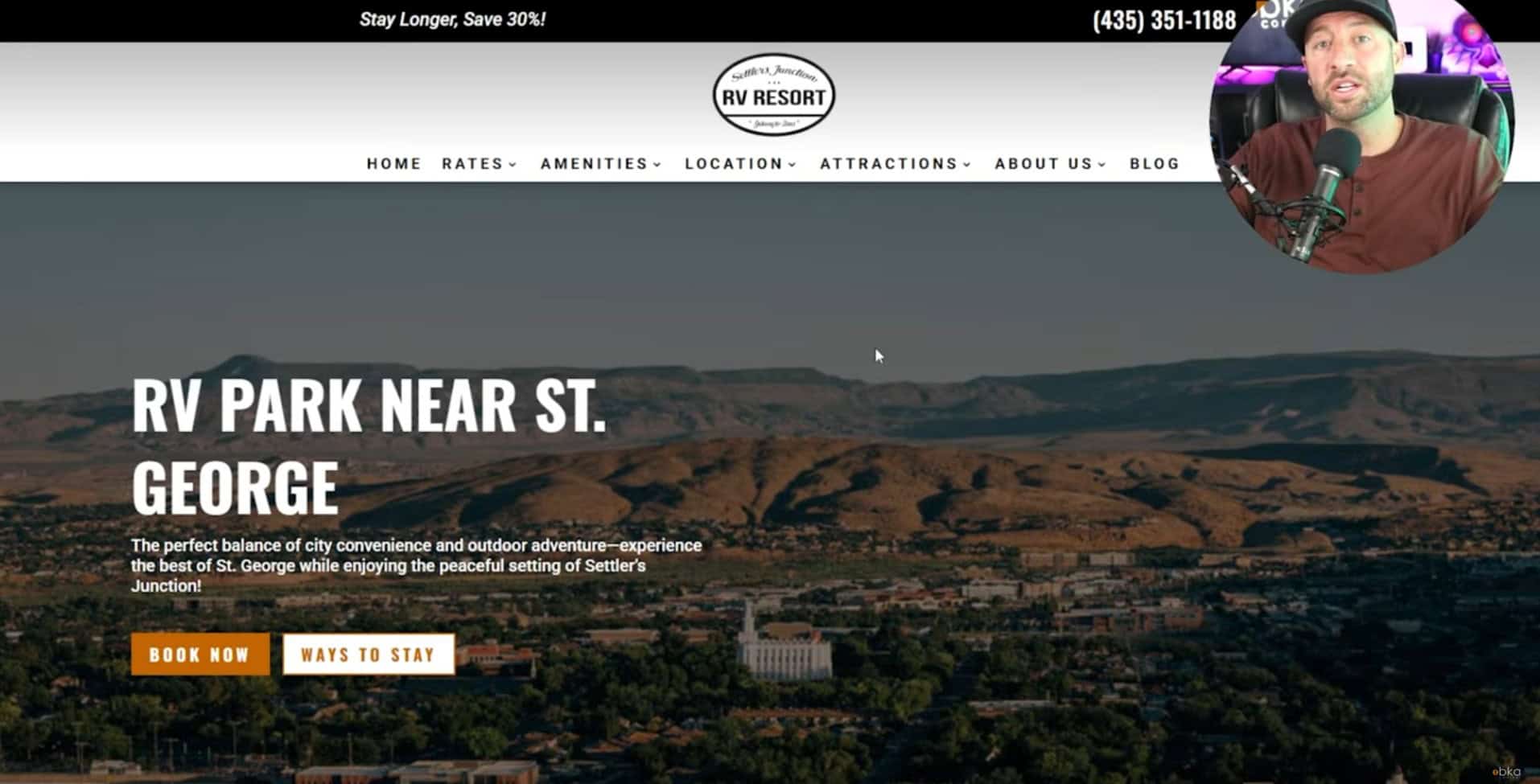 SEO Location page title example