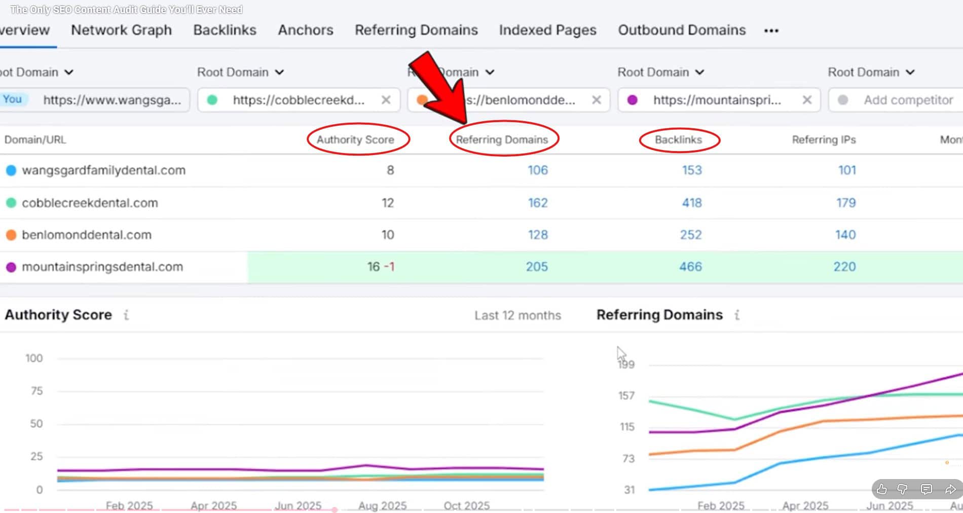 How to do competitor analysis when performing an SEO content audit