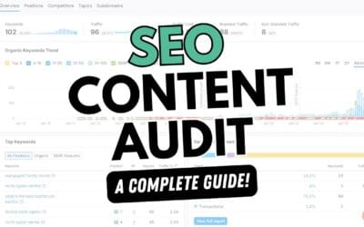 How to Do an SEO Content Audit on Your Website (A Step-by-Step Guide)