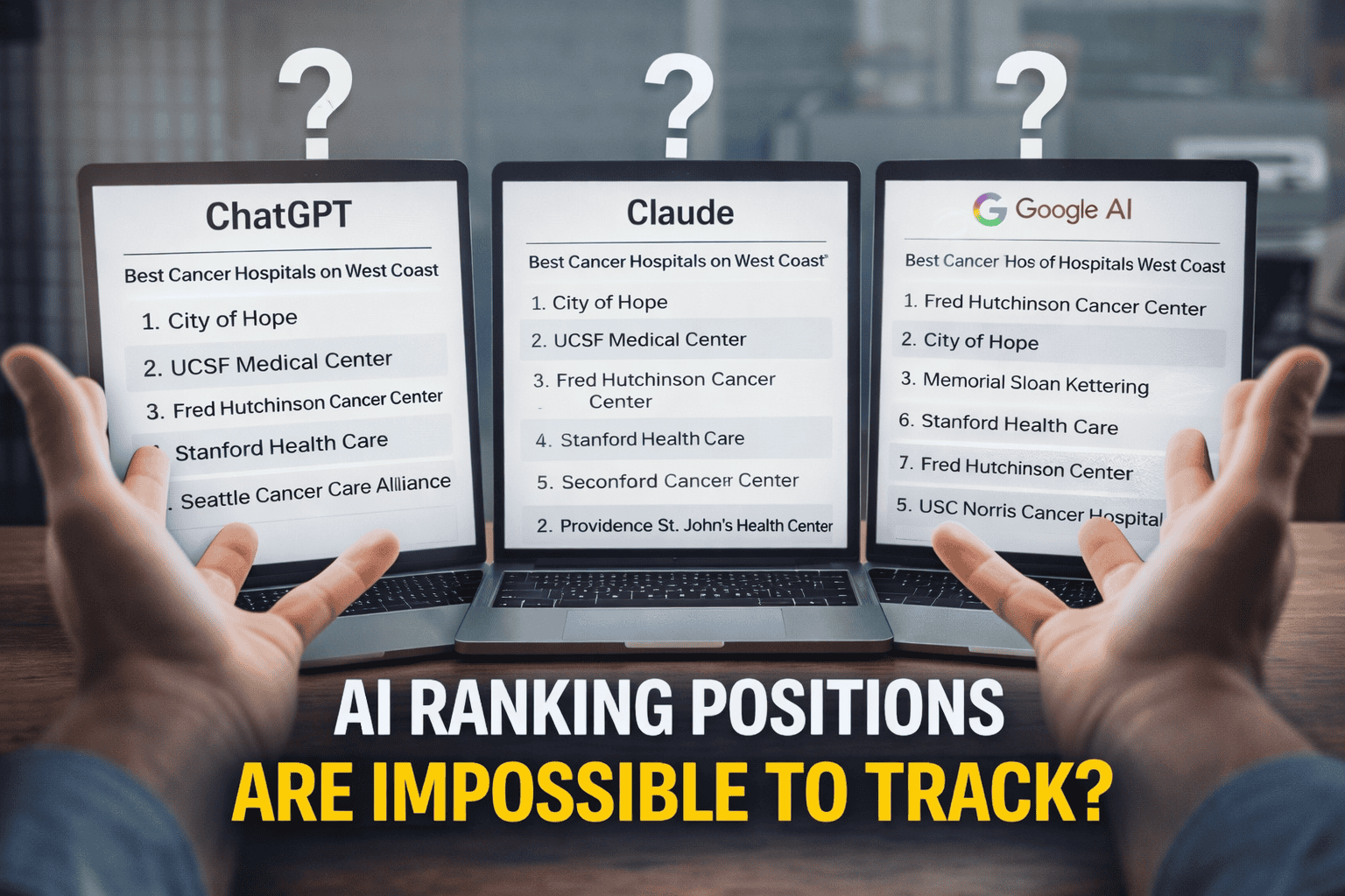 ai rankings are impossible to track