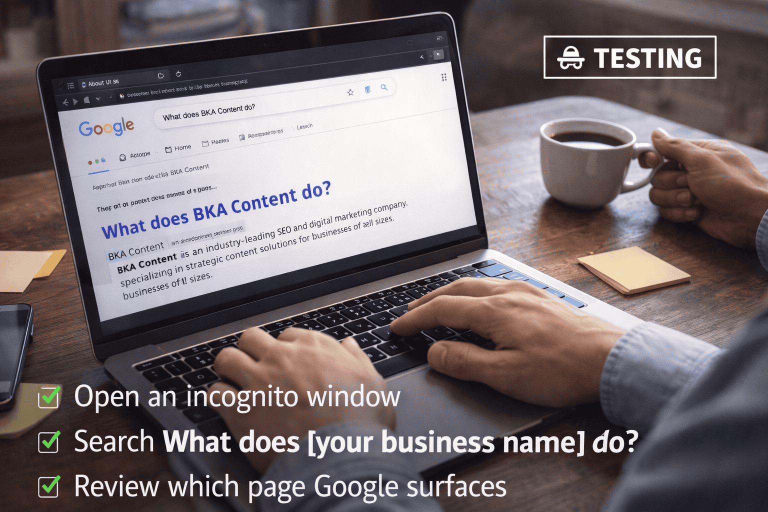 about page seo testing
