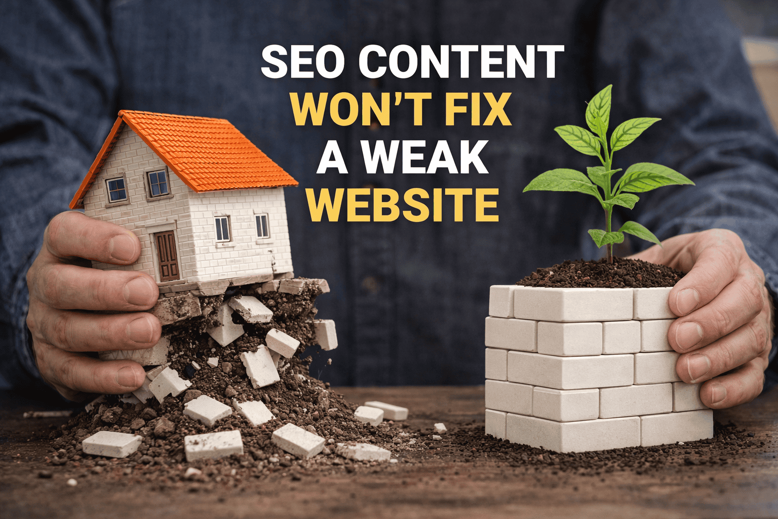 SEO Content Can't Fix A Weak Website