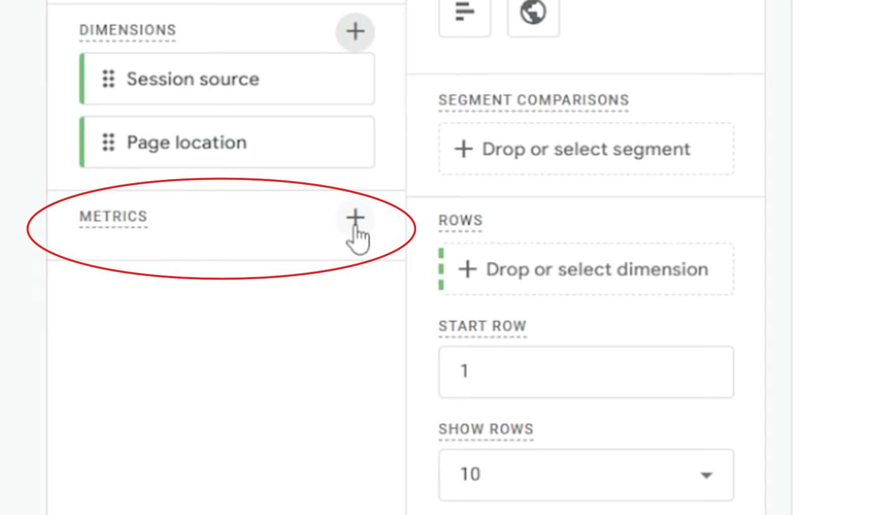 how to create a report to see AI traffic